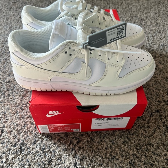 Nike Dunk Low Coconut Milk White Sneakers - Picture 2 of 3
